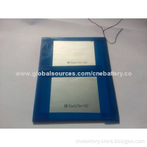 Lithium Polymer Battery with 3.7V and 6,500mAh Capacity, for MID, Tablet and Electrics